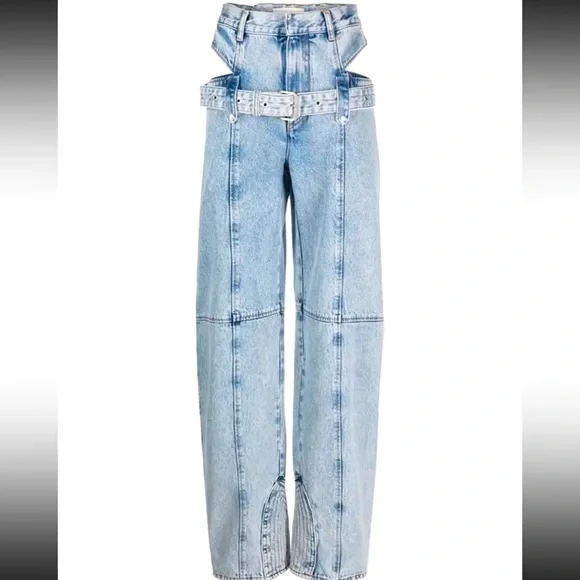 Women’s cutout waist jeans - Picture 4 of 4